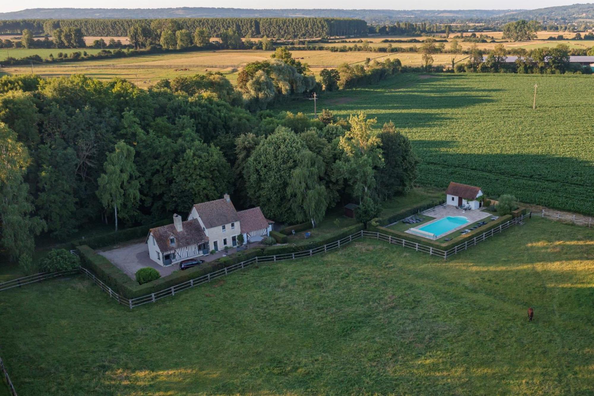 La Maison Corniere Bieville-en-Auge Esterno foto