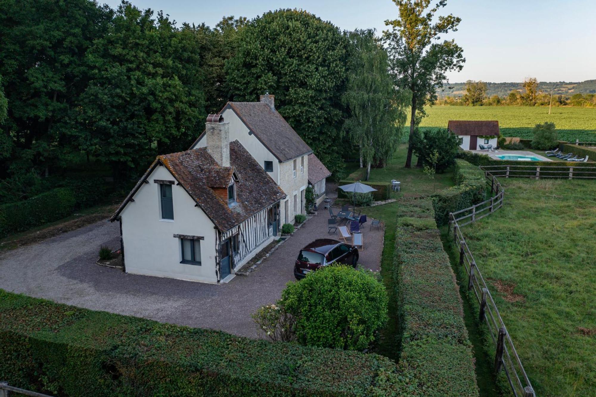 La Maison Corniere Bieville-en-Auge Esterno foto