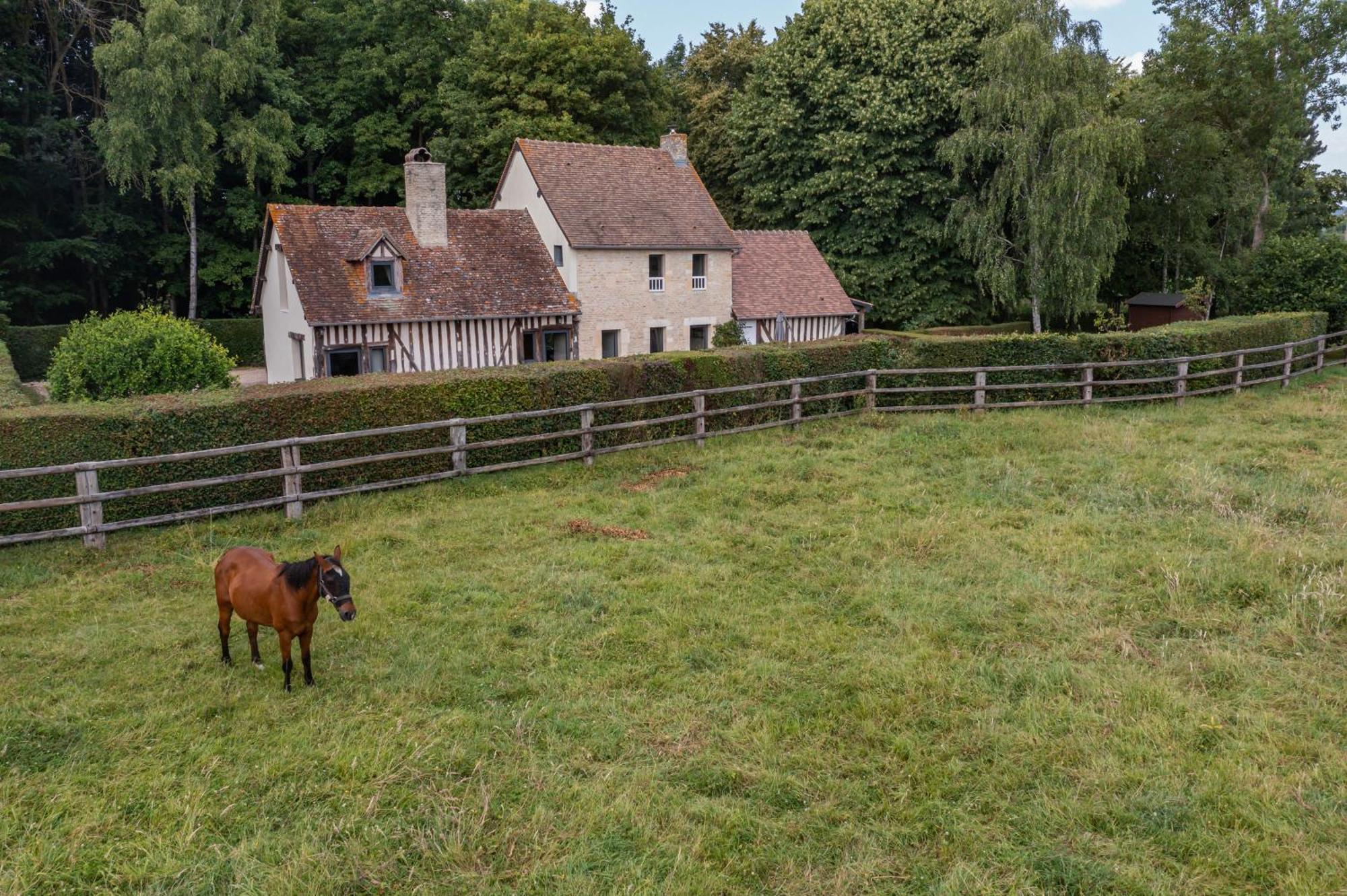 La Maison Corniere Bieville-en-Auge Esterno foto